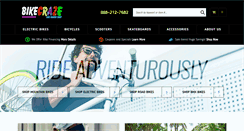 Desktop Screenshot of bikecraze.com